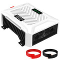 DATOUBOSS 3500W Pure Sine Wave Inverter, 24V to 230V AC Voltage Converter, Peak Power 7000W Peak Power, with Intelligent Detection System & LCD Display & 2 EU Socket
