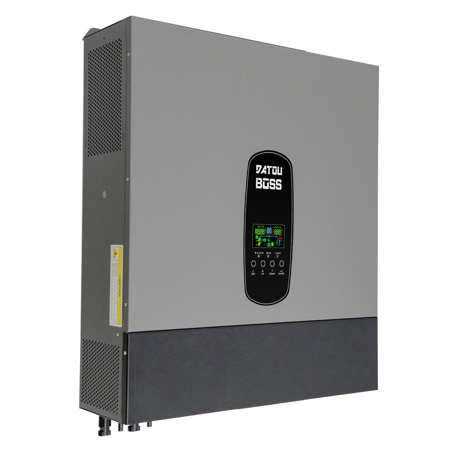 DATOUBOSS 11kW 48V Hybrid Solar Inverter, 230V AC with 150A MPPT, 27A PV Input, Battery-Free Operation & BMS Protection for Home Energy Storage