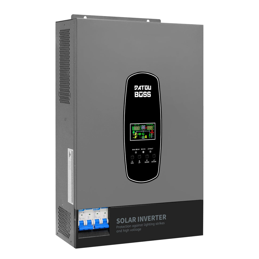 DATOUBOSS 6200W 48V 120A MPPT Solar Hybrid Inverter for Off-Grid Home ...