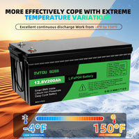 DATOUBOSS Rechargeable Lifepo4 Batteries Voltage Converters Inverter